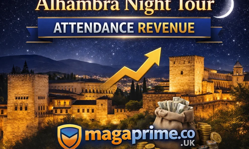 alhambra palace night tour attendance revenue