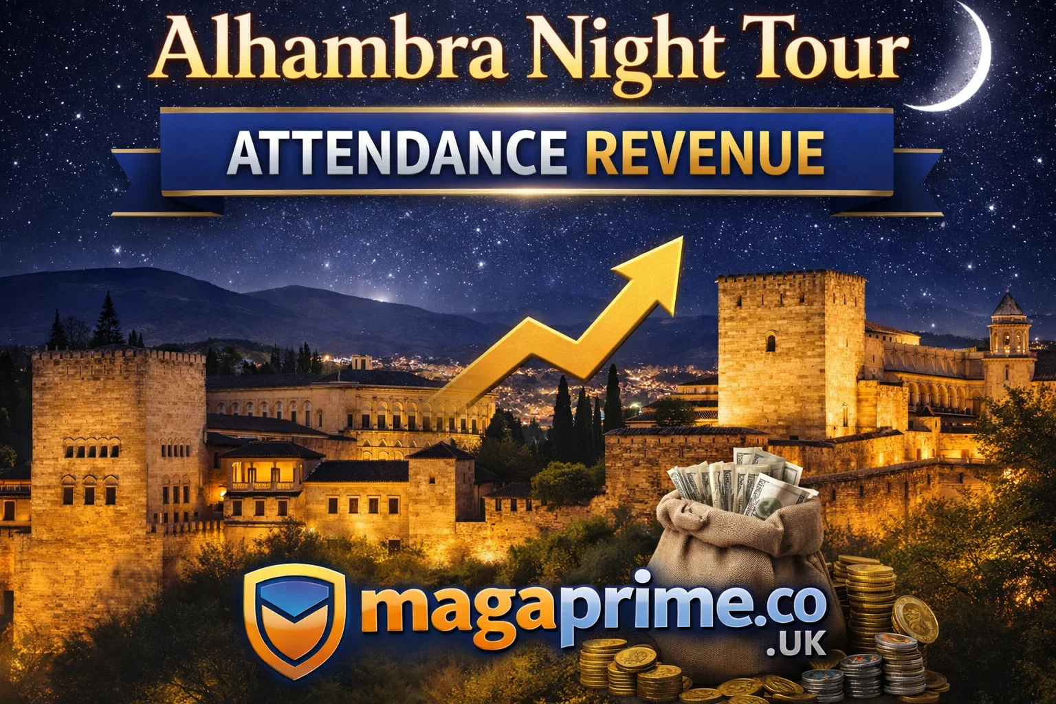 alhambra palace night tour attendance revenue