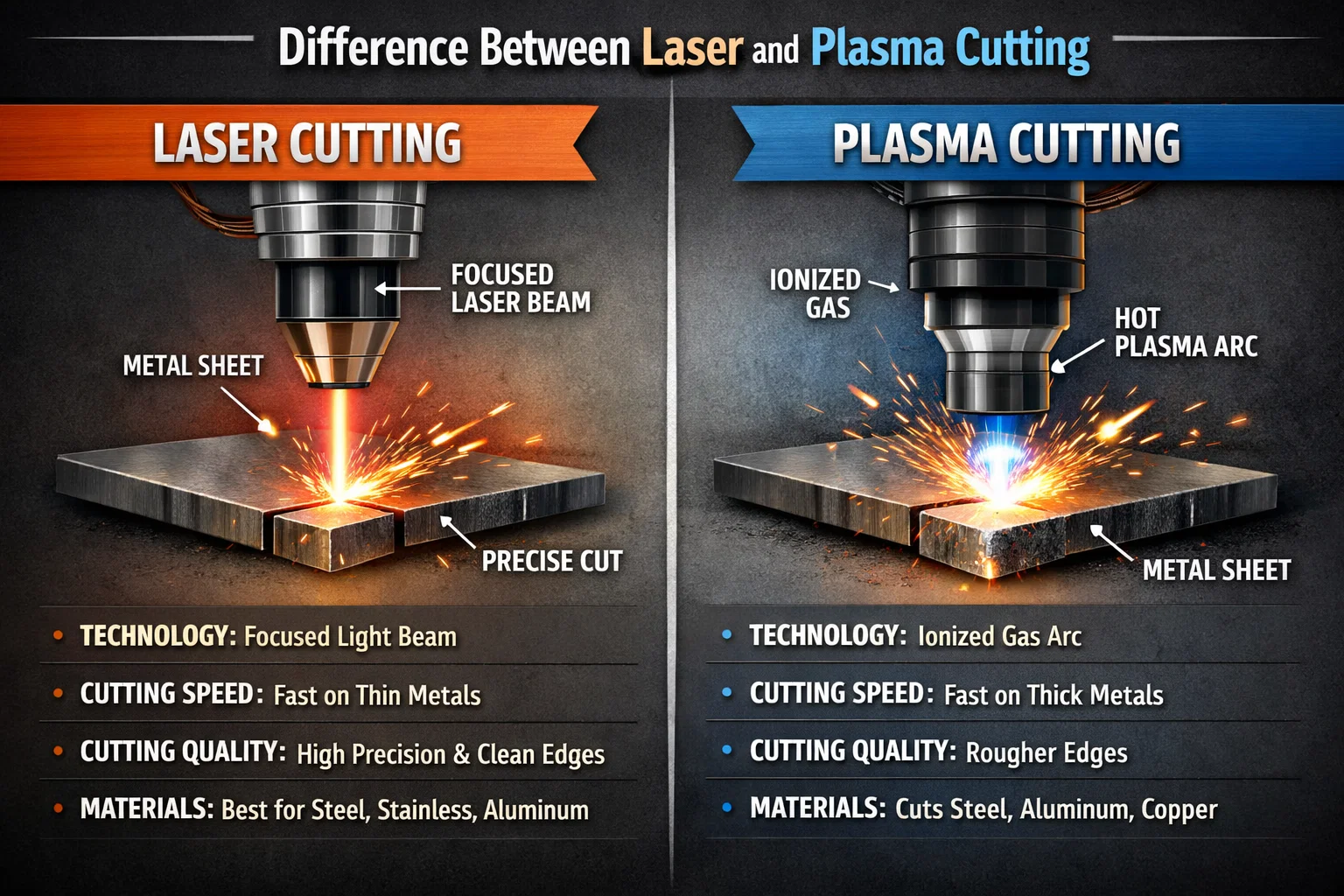 Laser and Plasma Cutting
