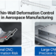 Comparison of thin-wall part deformation in traditional vs. large CNC milling for aerospace parts